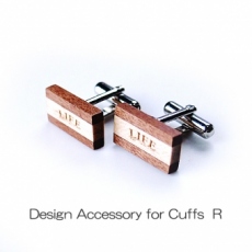 DESIGN Cuffs R　木製カフスR
