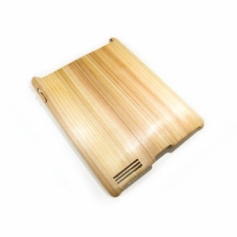 別注商品例/杉で制作したiPad2ケース