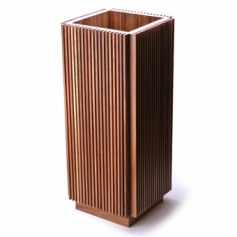 F-THEMRY/マホガニー材の積層による収納BOX