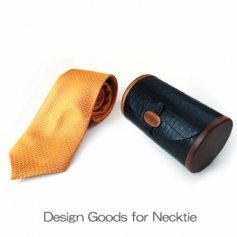 Necktie Case 01 マホガニーのネクタイケース