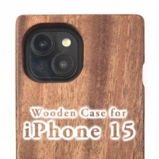 iPhone 15 専用 特注木製ケース