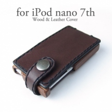 iPod nano 7 Wood & Leather Cover 