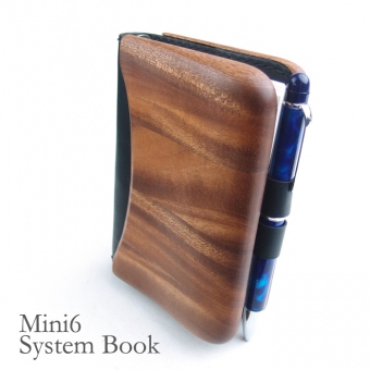 完成品:木製システム手帳　mini6