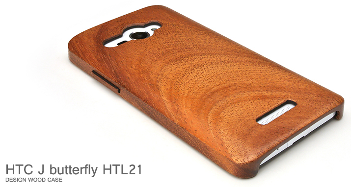 for HTC J butterfly HTL21木製ケースカバートップ
