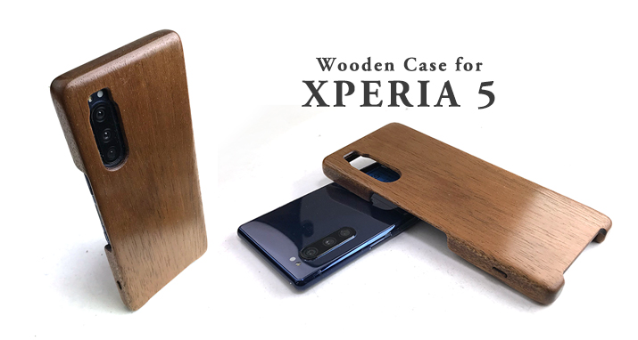 XPERIA 5 専用特注木製ケース