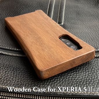 XPERIA 5ii (マーク2) 専用特注木製ケース