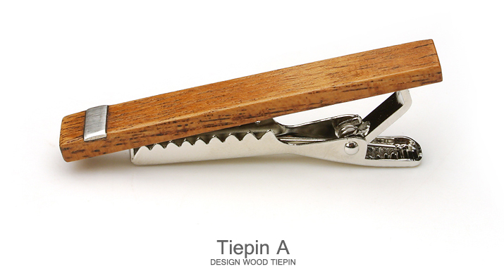 DESIGN Tiepin A 木製ネクタイピンAトップ