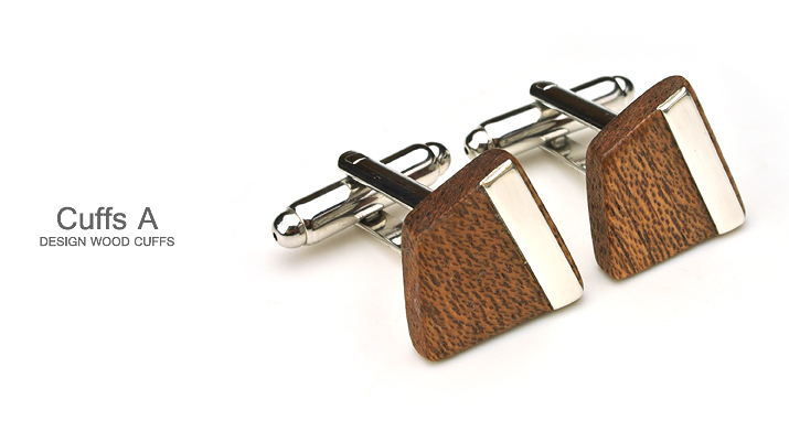 DESIGN Cuffs A 木製カフスAトップ