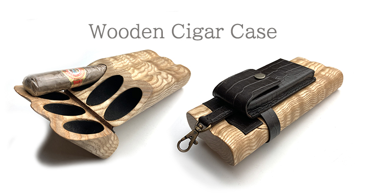 別注 cigar case 高級葉巻ケース「LIFE」