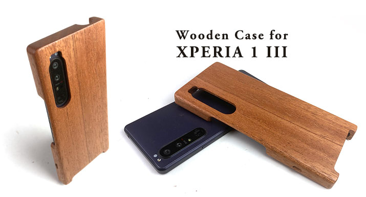 XPERIA 1iii (マーク3)  専用特注木製ケース