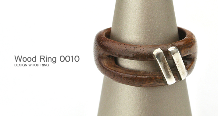 木製指輪(リング)ring0010トップ