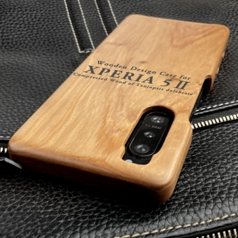 XPERIA 5ii (マーク2) 専用特注木製ケース「LIFE」