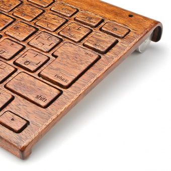 Mac 純正キーボード本体+木製ケース