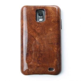 マホガニーの銘木で制作したGalaxy S2 LTE SC-03D木製ケース(鏡面塗装)