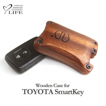 TOYOTA車対応木製スマートキーケース(6角）「LIFE」