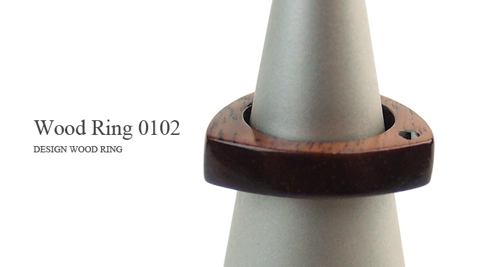 木製指輪(リング)ring0102トップ