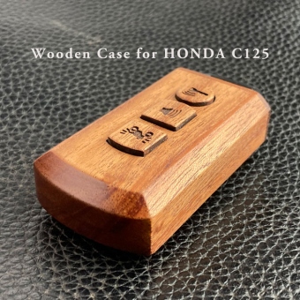 別注・HONDA C125対応木製スマートキーケース