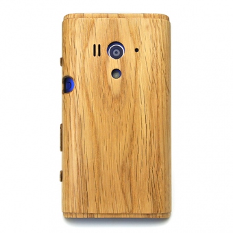 異素材・ナラ材/XPERIA acro HD SO-03D 木製ケースカバー