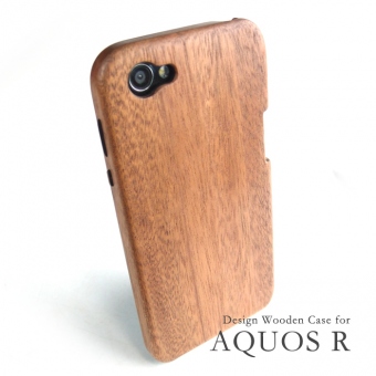 AQUOS R 専用木製ケース