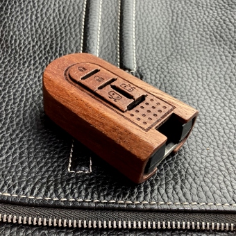 ダイハツ車対応スマートキー木製ケース/プレゼントに！！「LIFE」