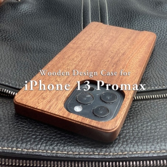 iPhone 13 promax 専用 特注木製ケース「LIFE」