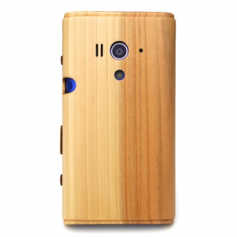 異素材指定・桂/XPERIA acro HD SO-03D 木製ケース