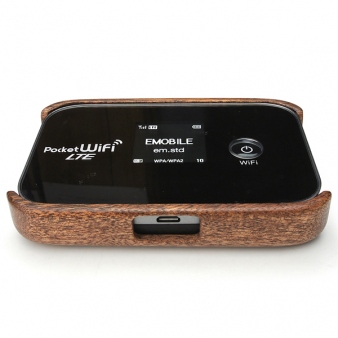 for Pocket WiFi LTE GL04P木製ケースカバーオプション