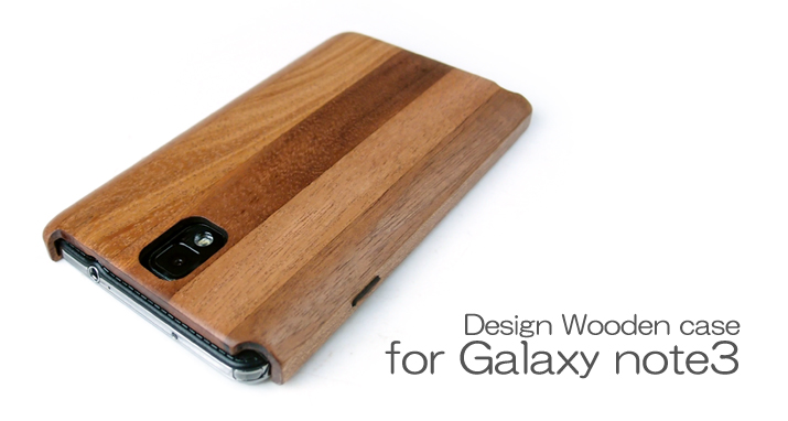 SAMSUNG Galaxy Note3 専用木製ケーストップ