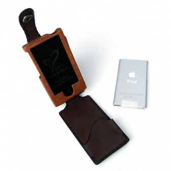 iPod nano 7 Wood & Leather Cover  レザーカバー05