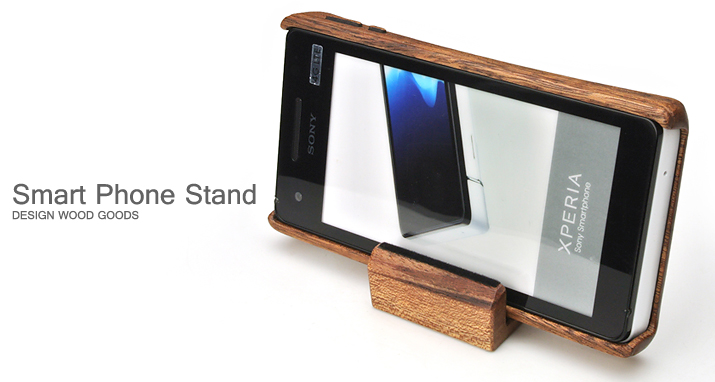 for Smart Phone Stand/木製のスマートフォンスタンドトップ
