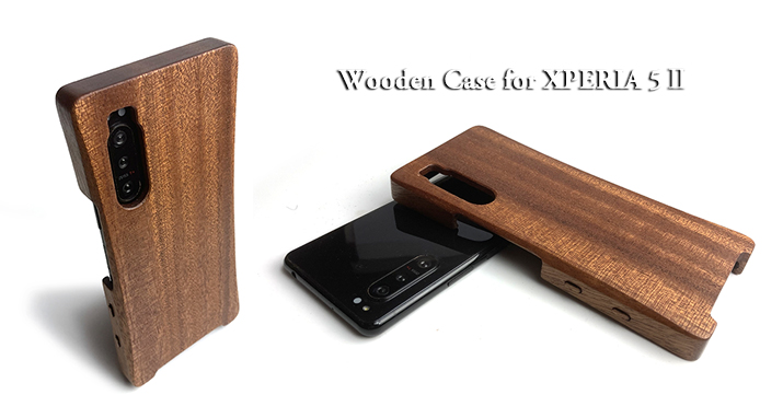 XPERIA 5 Ⅱ 専用特注木製ケース