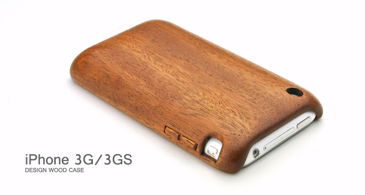 木製ケースカバー iPhone3G/3GSトップ