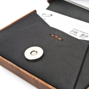 木と革の名刺入れ card case13 | 木製雑貨「LIFE」