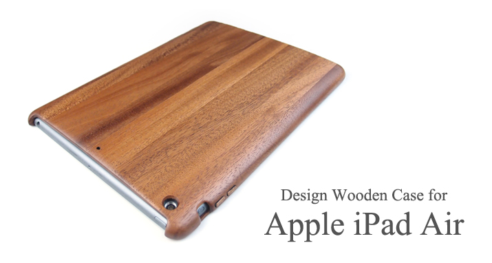 i Pad Air 専用木製タブレットケース　トップ