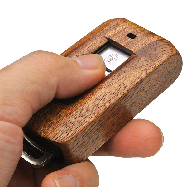 三菱車対応スマートキー木製ケース/プレゼントに！「LIFE」